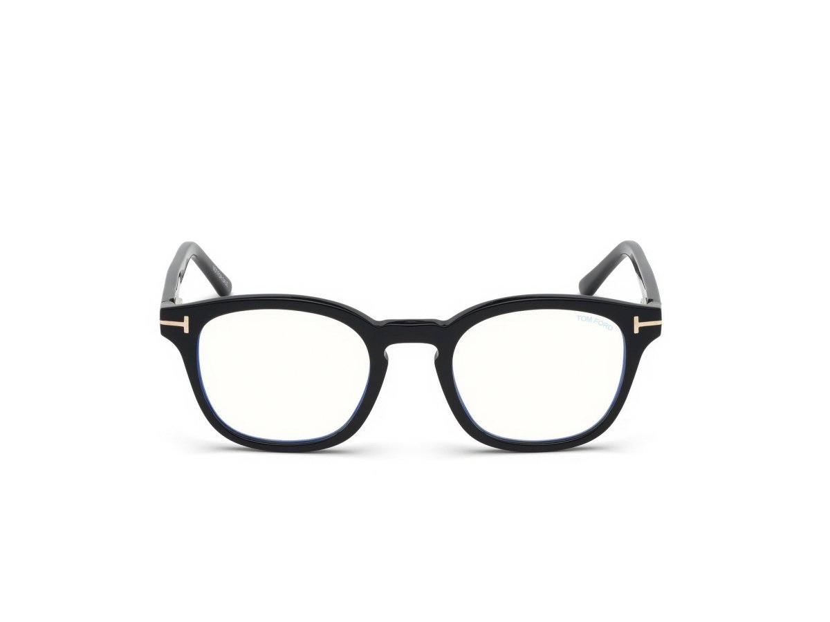 Shiny Black Blue Male Glasses Tom Ford 664689992676