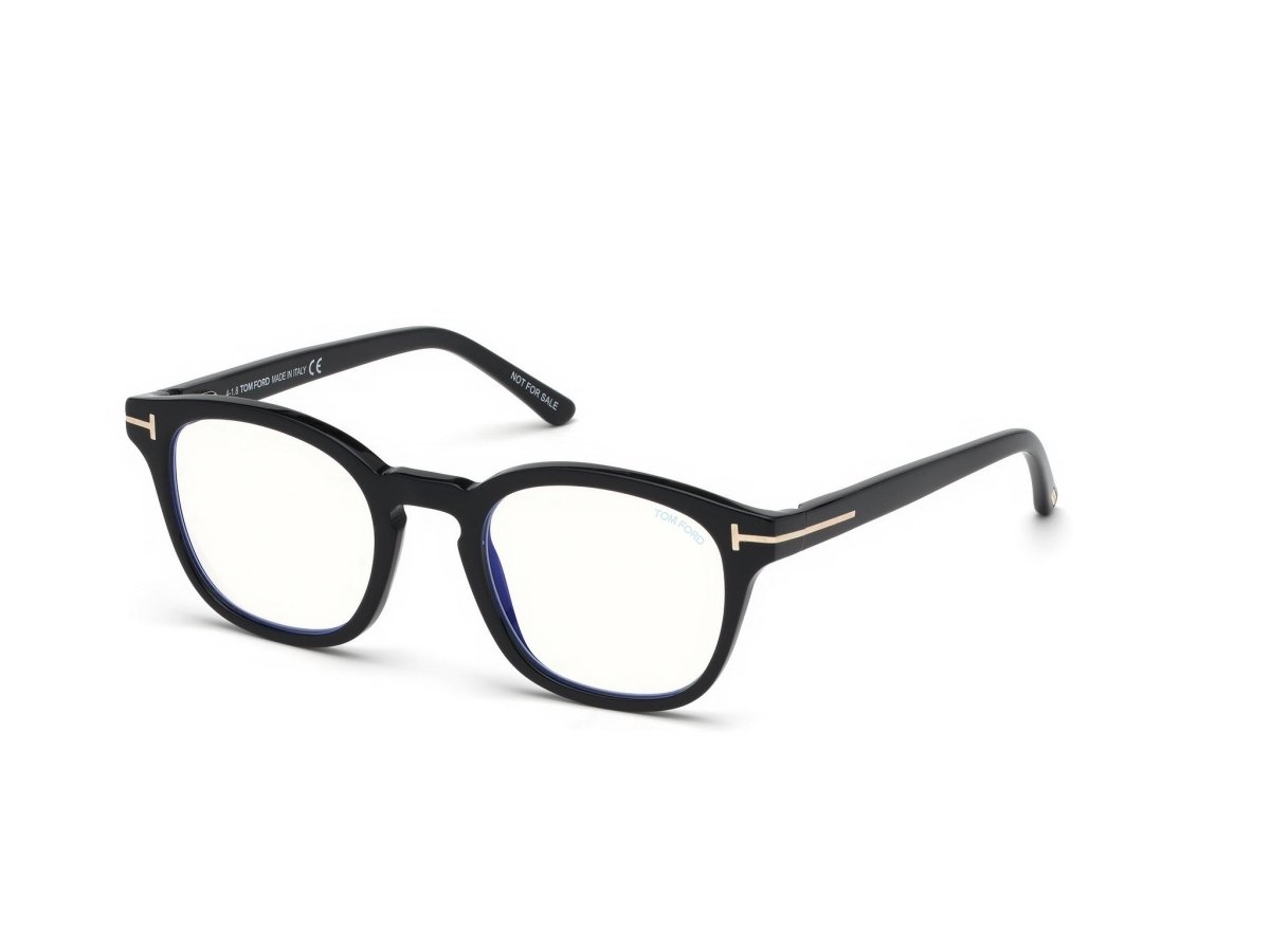 Shiny Black Blue Male Glasses Tom Ford 664689992676