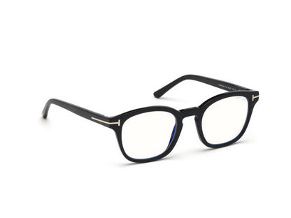 Shiny Black Blue Male Glasses Tom Ford 664689992676