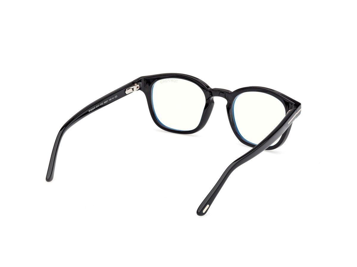 Shiny Black Male Eyeglasses Tom Ford 889214609649
