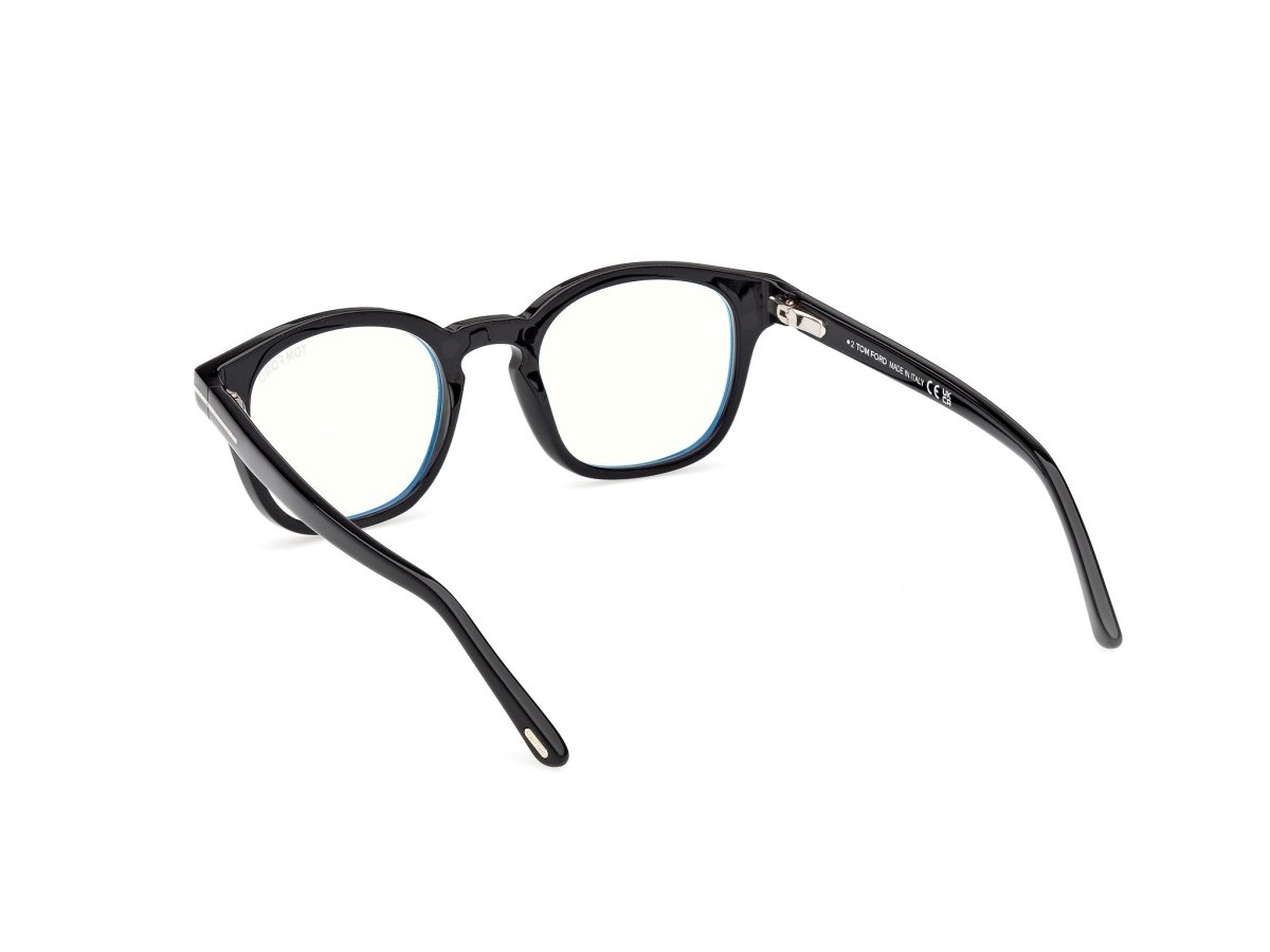 Shiny Black Male Eyeglasses Tom Ford 889214609663