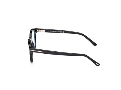 Shiny Black Male Eyeglasses Tom Ford 889214609663