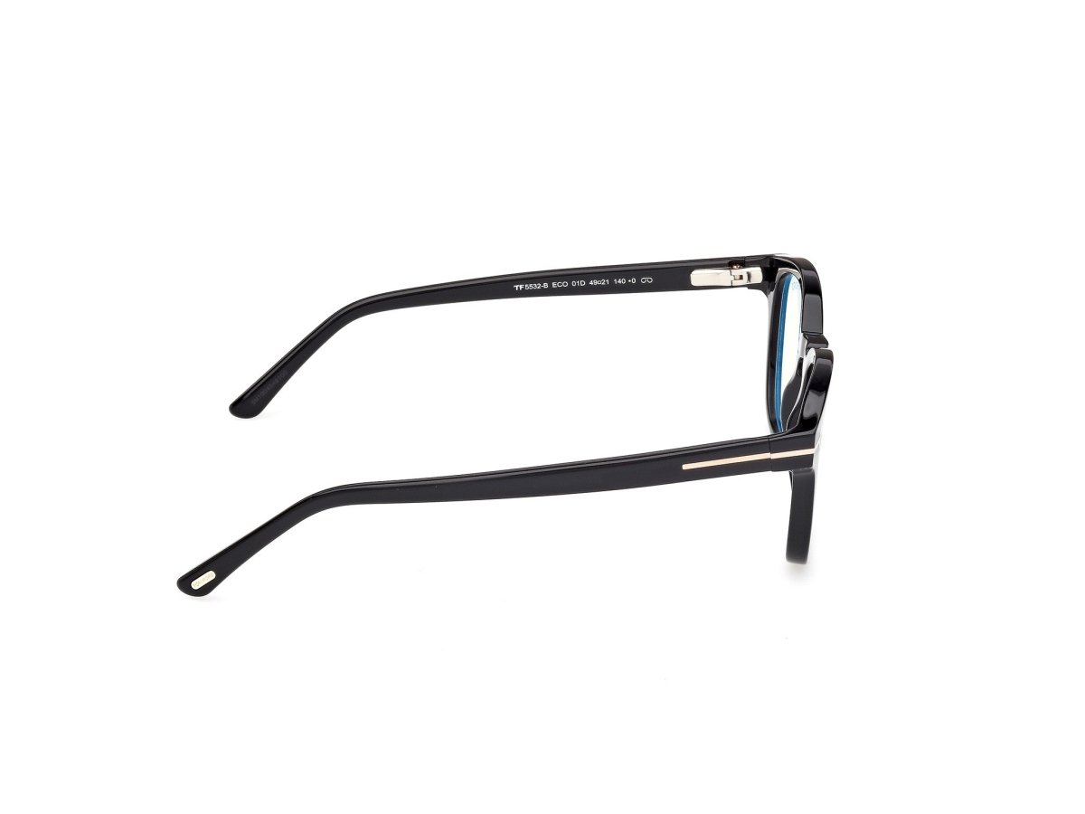Shiny Black Male Eyeglasses Tom Ford 889214609663