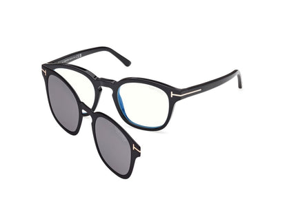Shiny Black Male Eyeglasses Tom Ford 889214609663