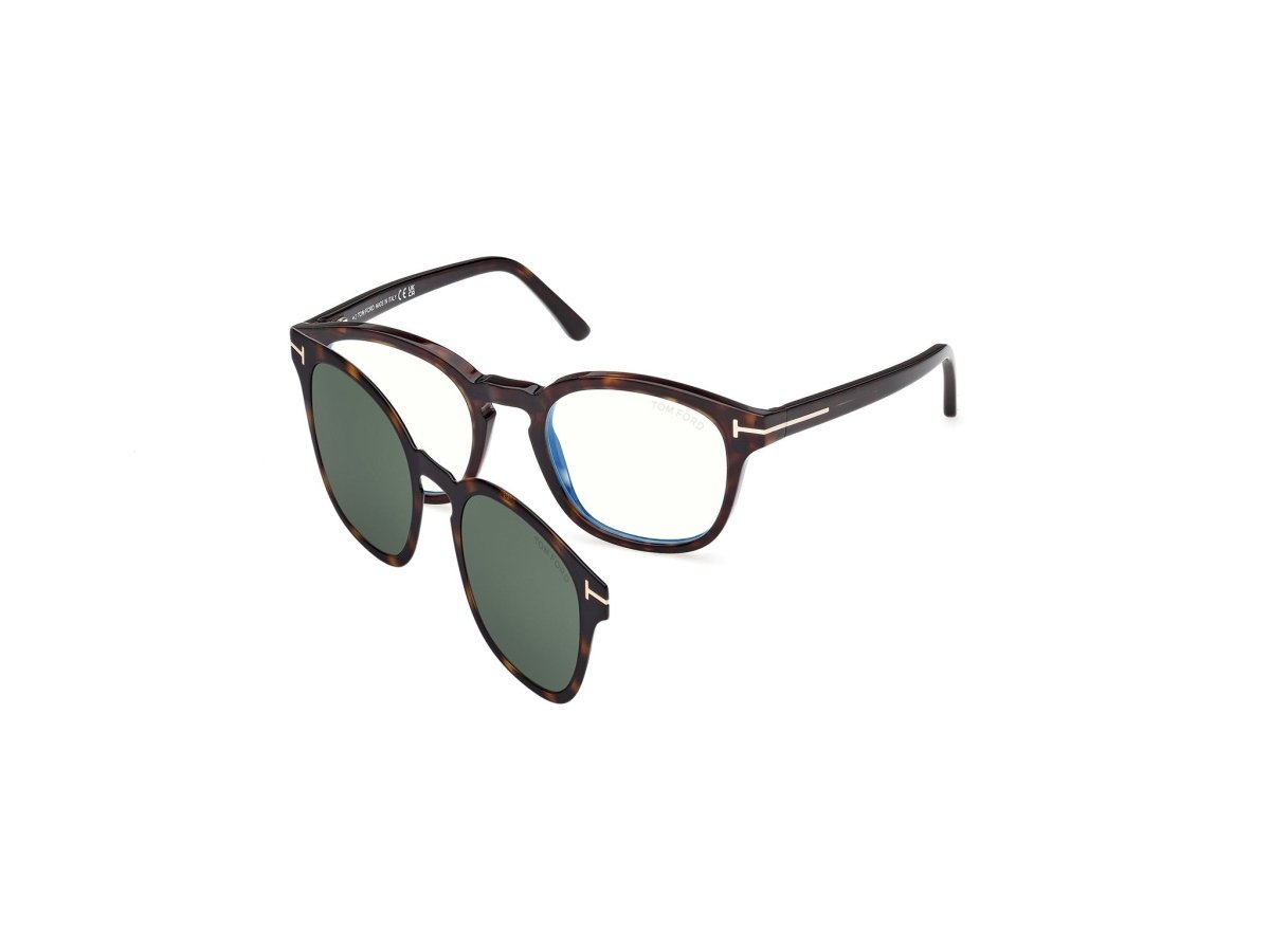 Dark Havana Male Eyeglasses Tom Ford 889214609656
