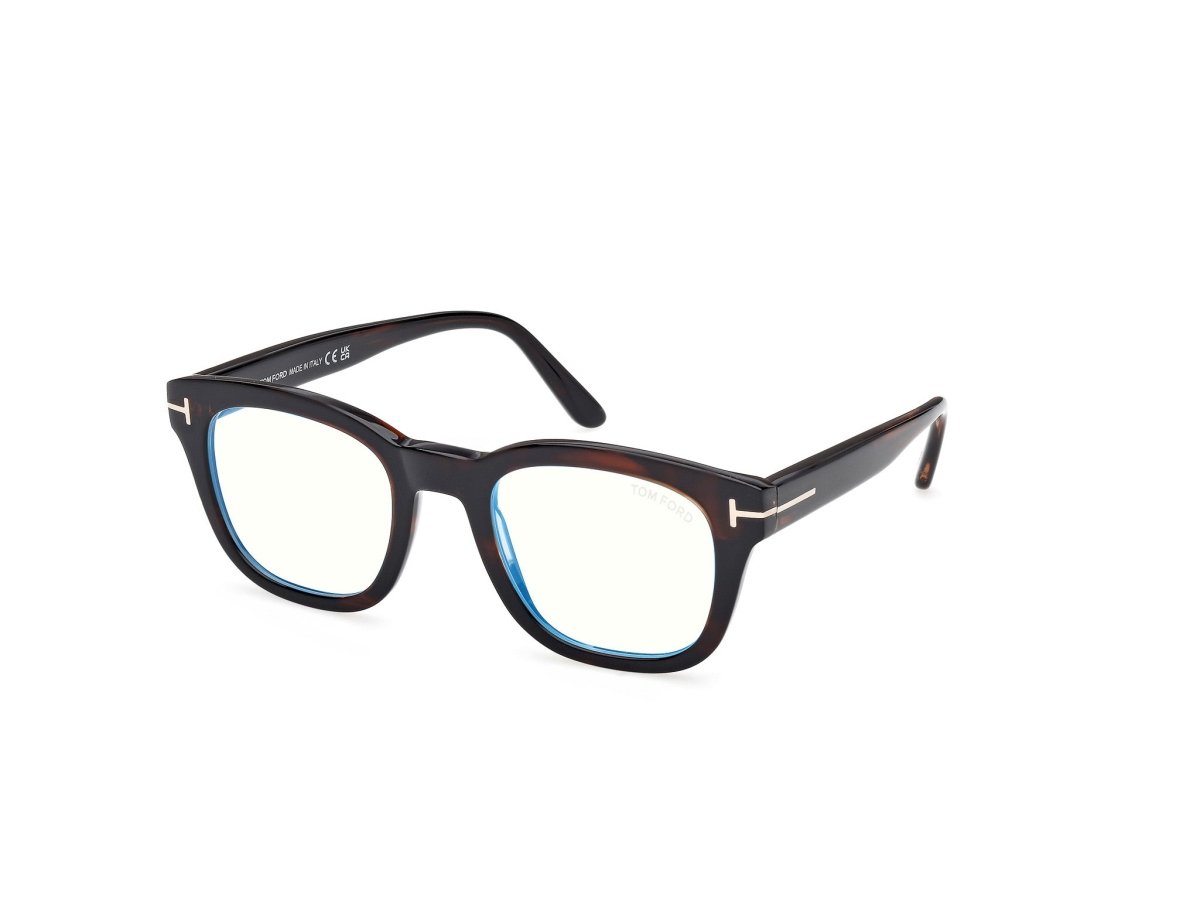 Coloured Havana Male Eyeglasses Tom Ford 889214602817
