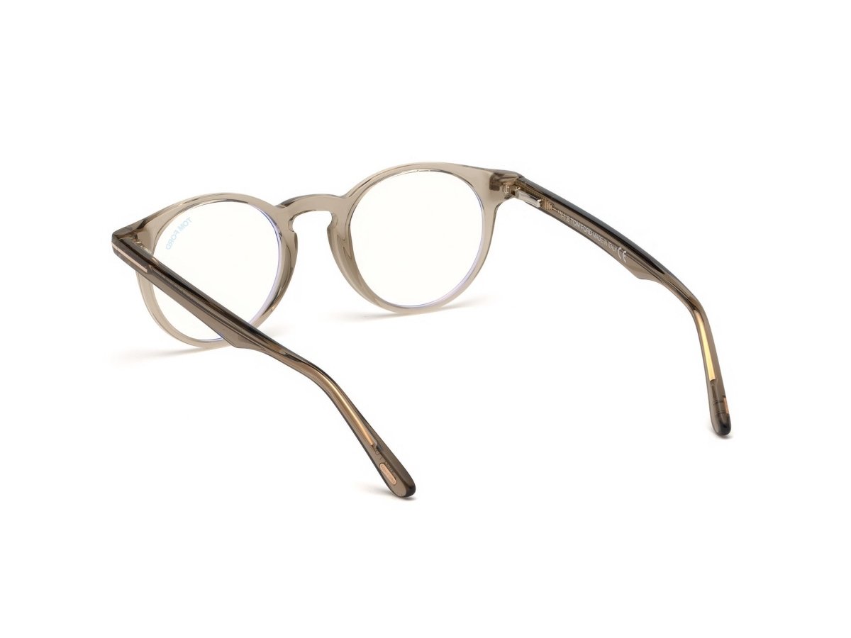 Shiny Light Brown Unisex Glasses Tom Ford 889214015242