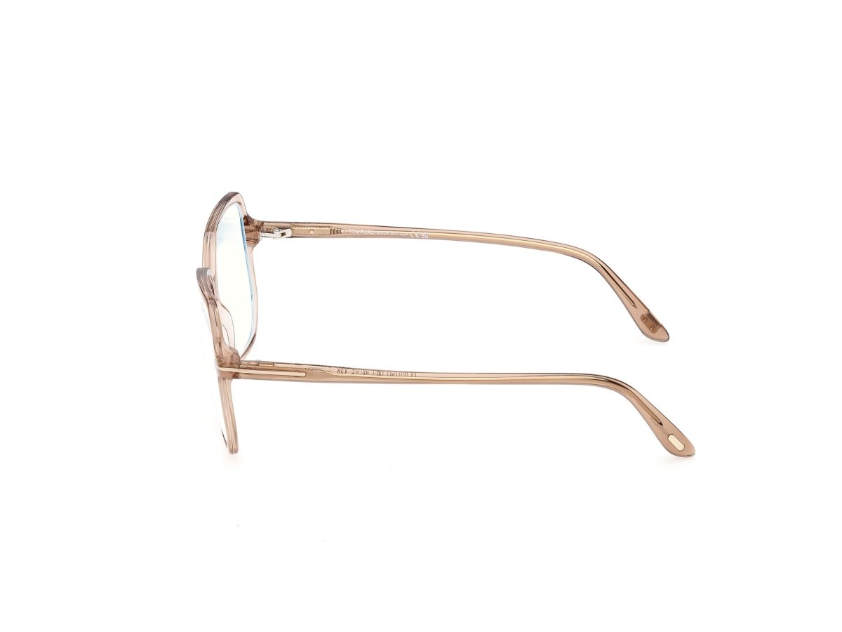 Shiny Light Brown Female Eyeglasses Tom Ford 889214683847