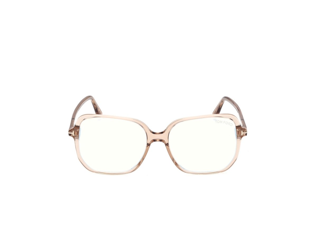 Shiny Light Brown Female Eyeglasses Tom Ford 889214683847