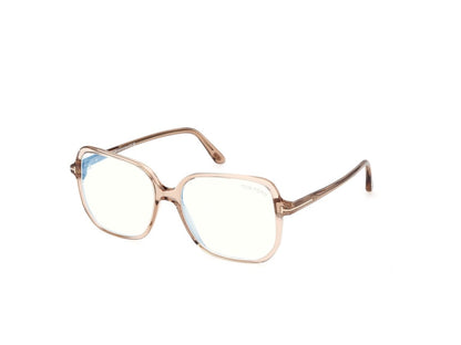 Shiny Light Brown Female Eyeglasses Tom Ford 889214683847