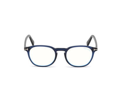 Shiny Blue Unisex Glasses Tom Ford 889214046154