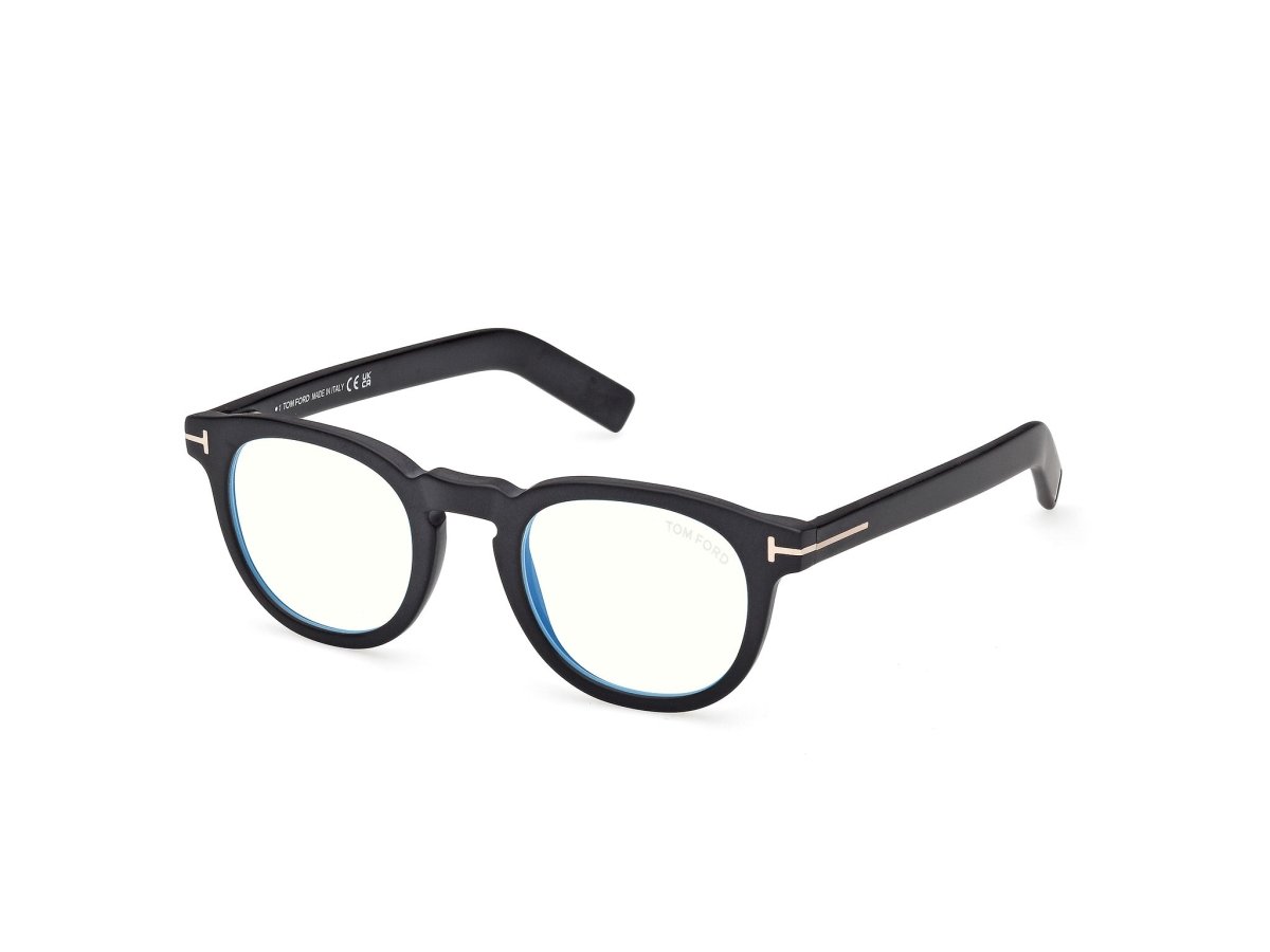 Matte Black Male Eyeglasses Tom Ford 889214637604