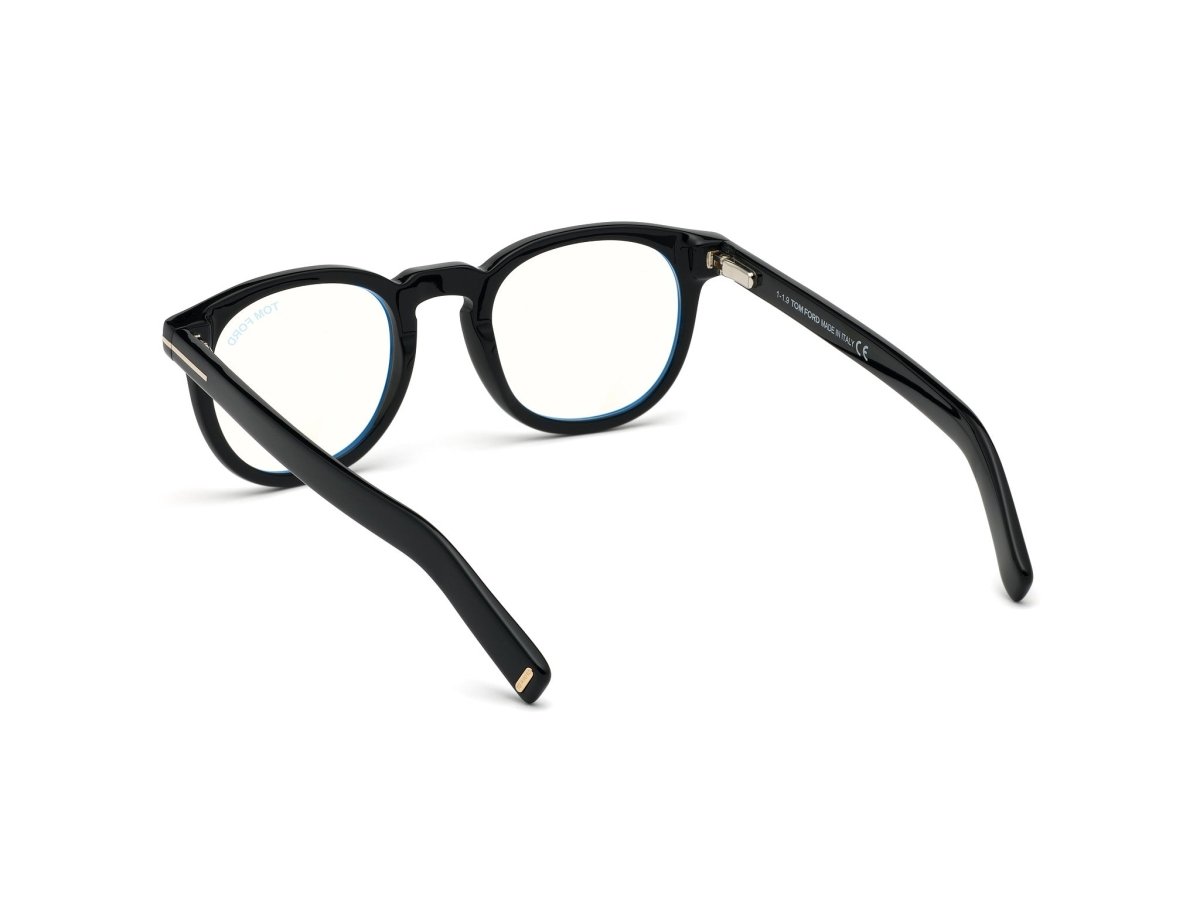 Shiny Black Male Eyeglasses Tom Ford 889214075567