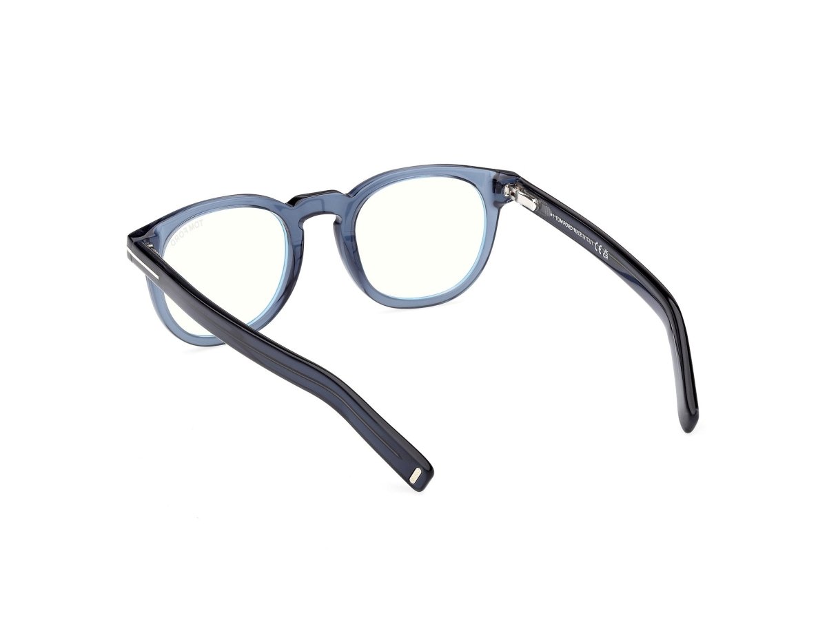 Shiny Blue Male Eyeglasses Tom Ford 889214637581