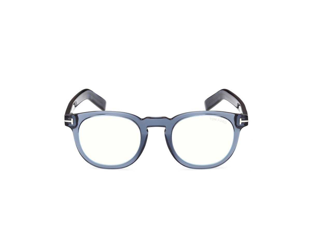 Shiny Blue Male Eyeglasses Tom Ford 889214637581