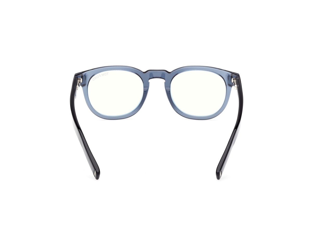 Shiny Blue Male Eyeglasses Tom Ford 889214637581