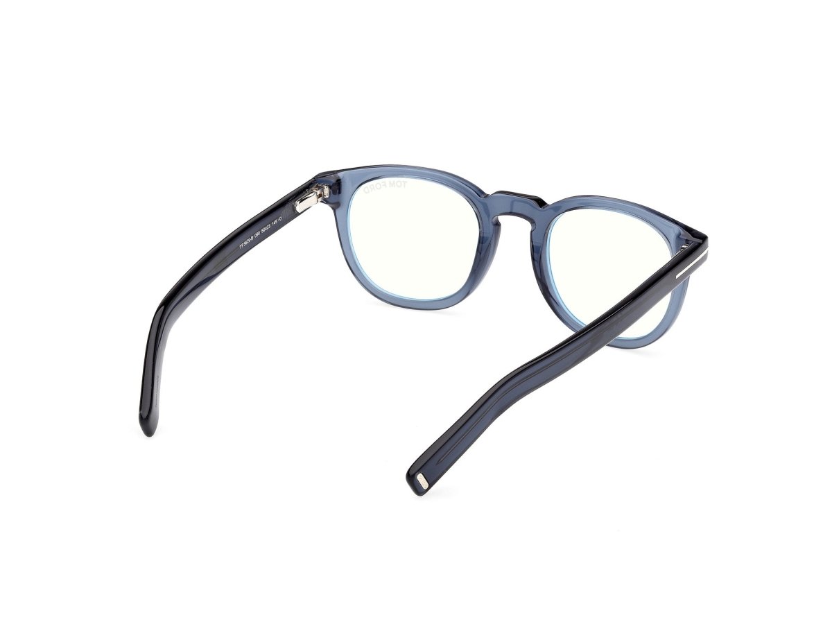 Shiny Blue Male Eyeglasses Tom Ford 889214637611