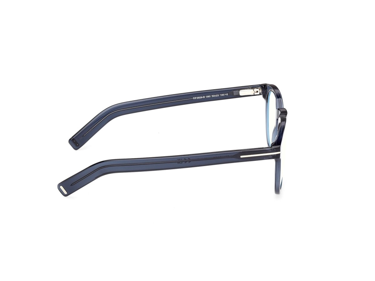 Shiny Blue Male Eyeglasses Tom Ford 889214637611