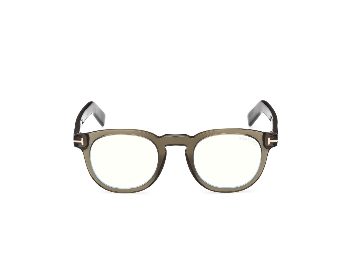 Shiny Dark Green Male Eyeglasses Tom Ford 889214637598