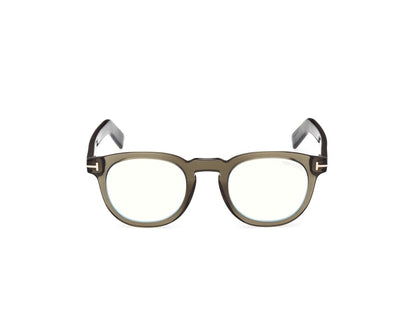Shiny Dark Green Male Eyeglasses Tom Ford 889214637628