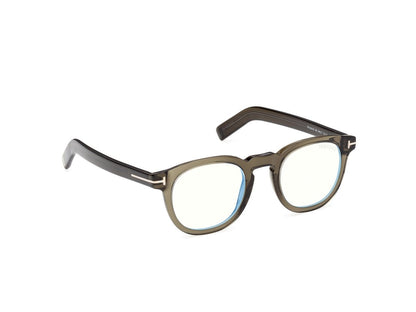 Shiny Dark Green Male Eyeglasses Tom Ford 889214637628