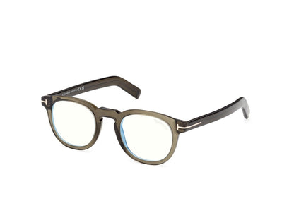 Shiny Dark Green Male Eyeglasses Tom Ford 889214637628