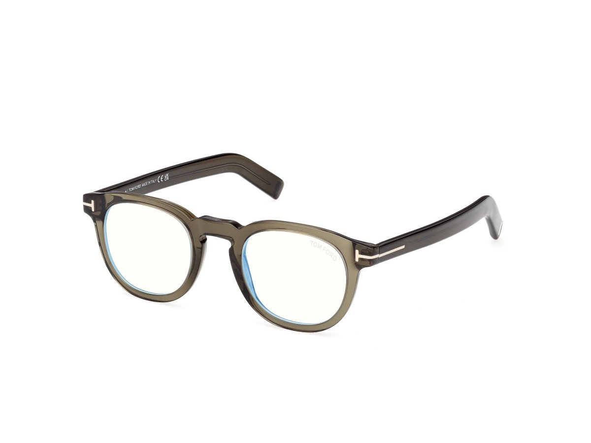 Shiny Dark Green Male Eyeglasses Tom Ford 889214637628
