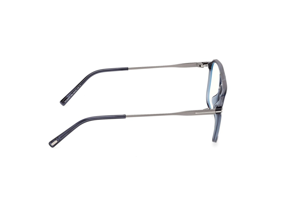 Shiny Blue Male Eyeglasses Tom Ford 889214639035