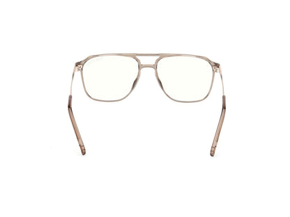 Shiny Light Brown Male Eyeglasses Tom Ford 889214639028