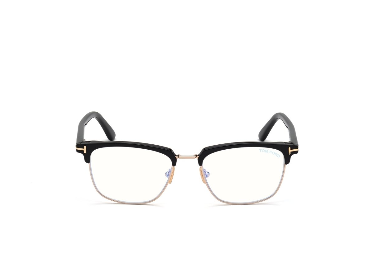 Shiny Black Male Eyeglasses Tom Ford 889214165046