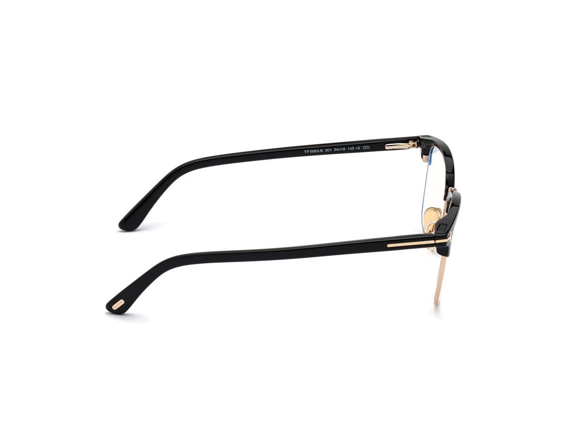 Shiny Black Male Eyeglasses Tom Ford 889214165046