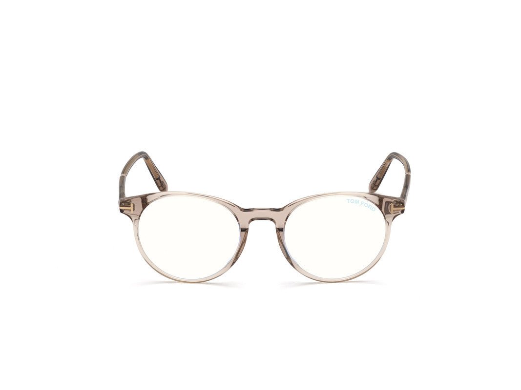 Shiny Light Brown Female Glasses Tom Ford 889214181534