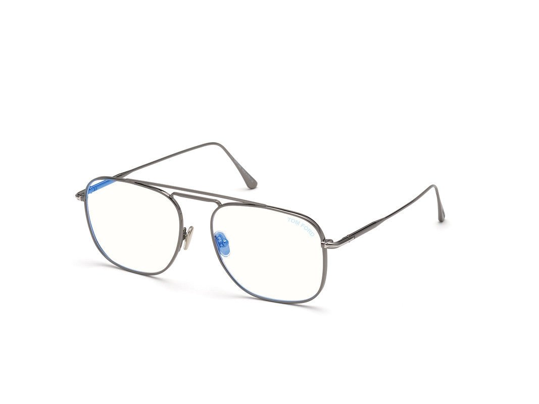 Shiny Gunmetal Male Glasses Tom Ford 889214256775