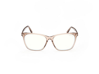 Shiny Light Brown Female Glasses Tom Ford 889214268679
