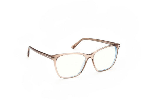 Shiny Light Brown Female Glasses Tom Ford 889214268679