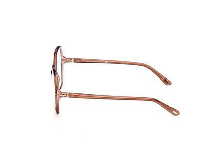 Shiny Light Brown Female Eyeglasses Tom Ford 889214685407