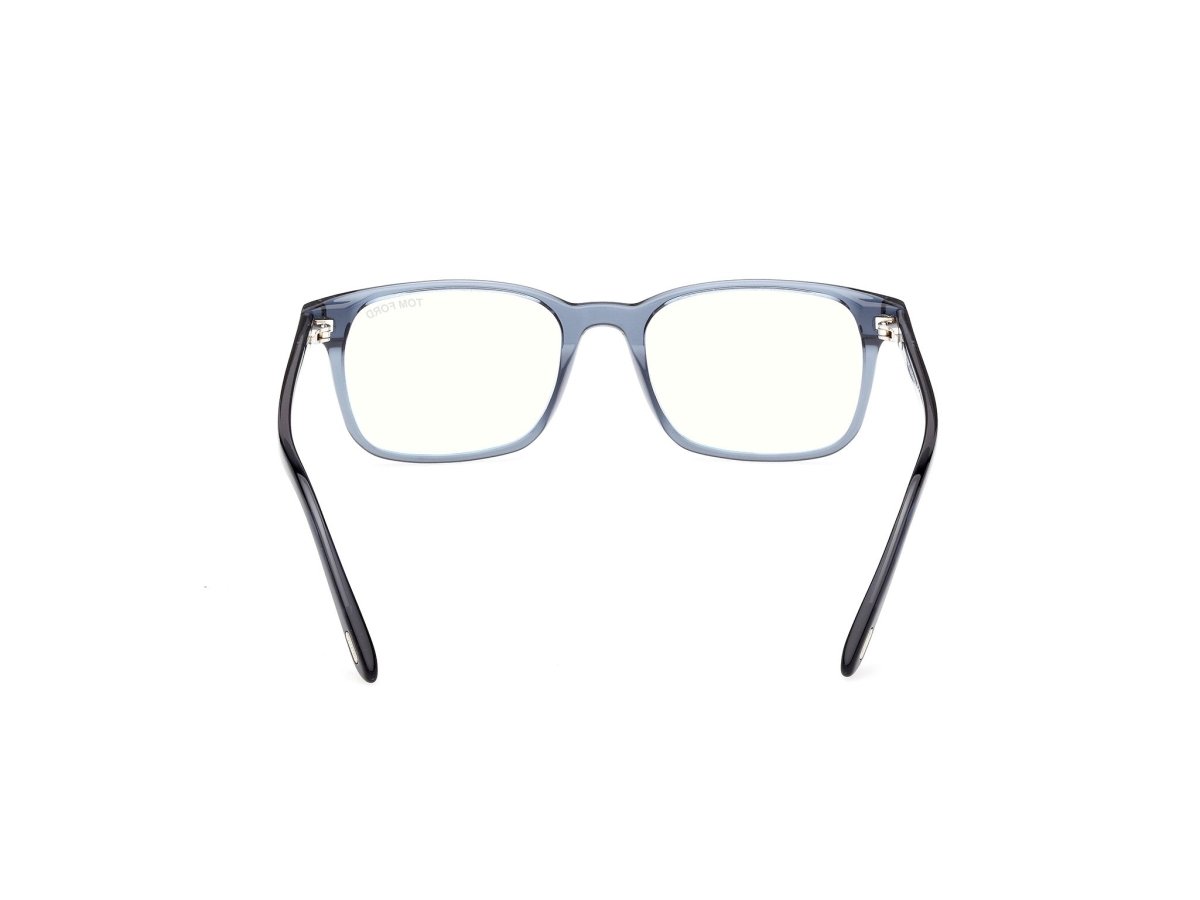 Shiny Blue Male Eyeglasses Tom Ford 889214637635