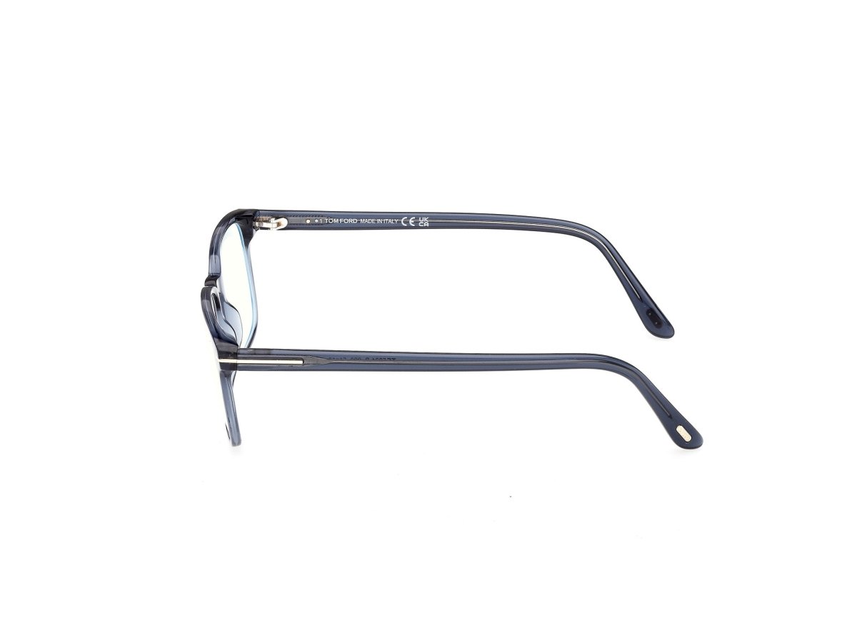 Shiny Blue Male Eyeglasses Tom Ford 889214637635