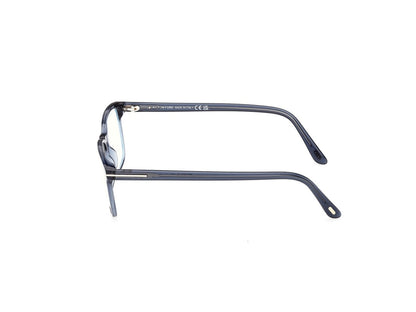 Shiny Blue Male Eyeglasses Tom Ford 889214637635