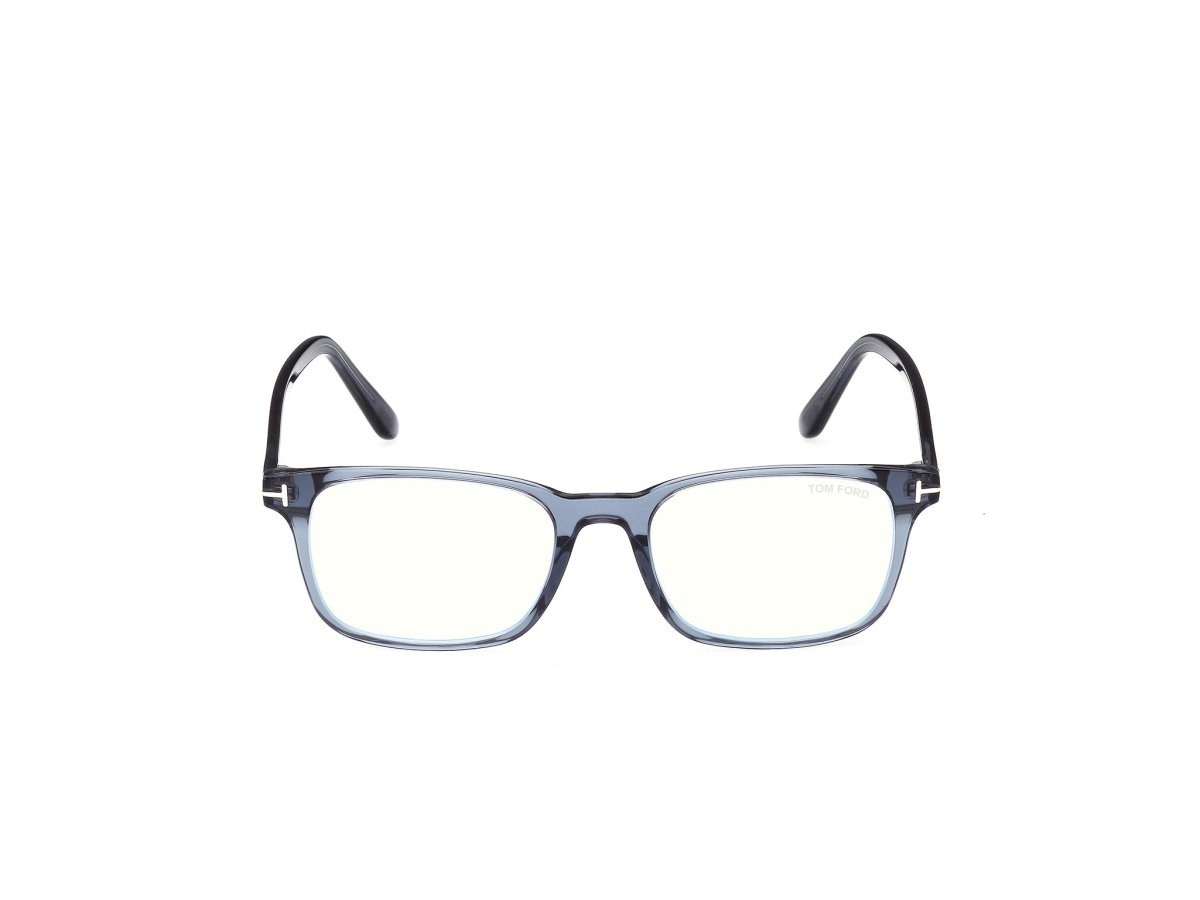 Shiny Blue Male Eyeglasses Tom Ford 889214637635