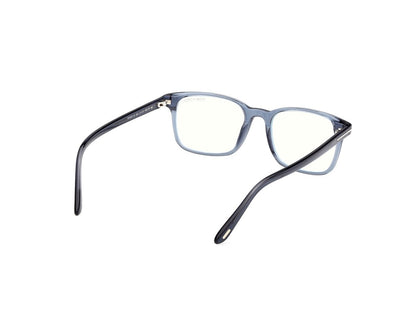 Shiny Blue Male Eyeglasses Tom Ford 889214637635