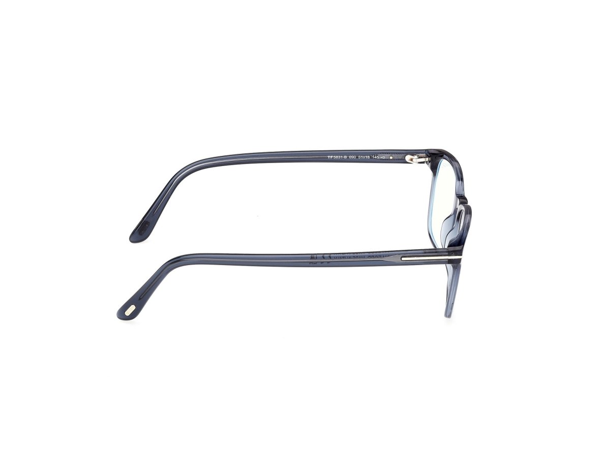 Shiny Blue Male Eyeglasses Tom Ford 889214637635