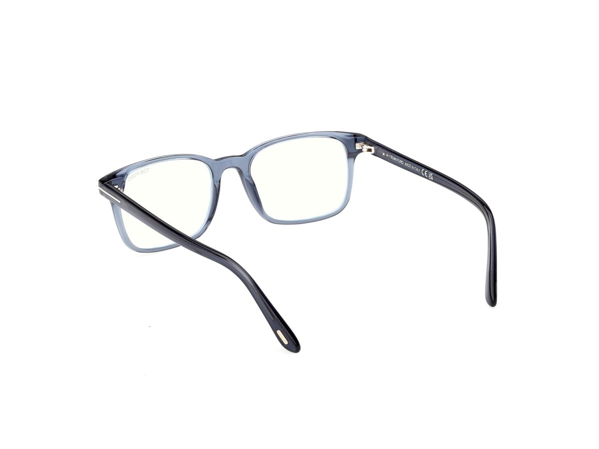 Shiny Blue Male Eyeglasses Tom Ford 889214637635
