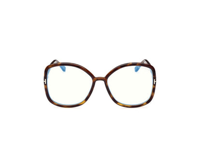 Dark Havana Female Glasses Tom Ford 889214359155