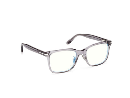 Shiny Grey Male Glasses Tom Ford 889214337528
