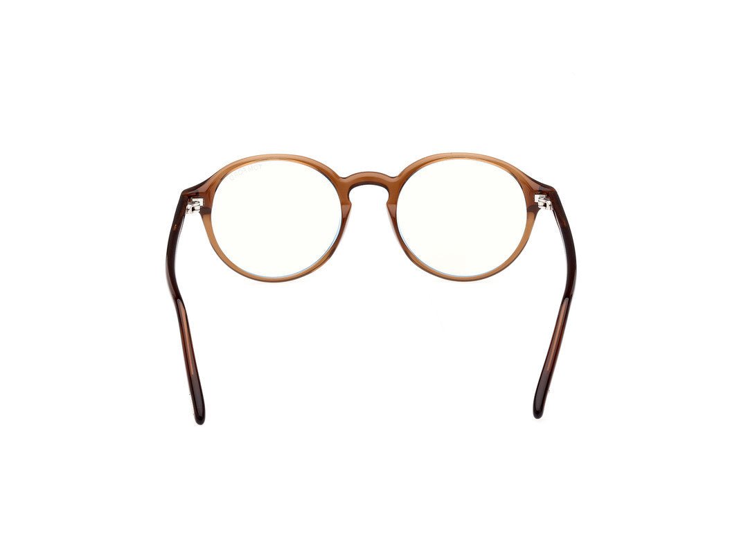 Shiny Dark Brown Unisex Glasses Tom Ford 889214415424