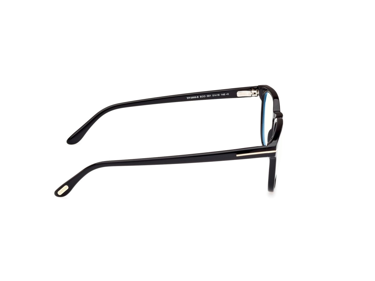 Shiny Black Male Glasses Tom Ford 889214415455 889214415509