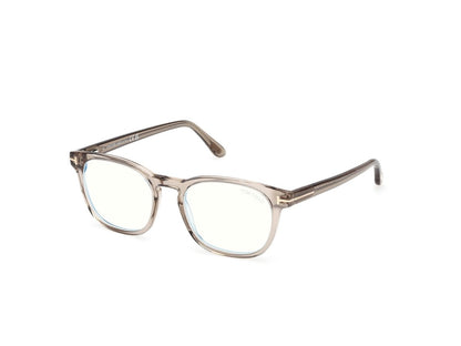 Shiny Light Brown Male Eyeglasses Tom Ford 889214602725
