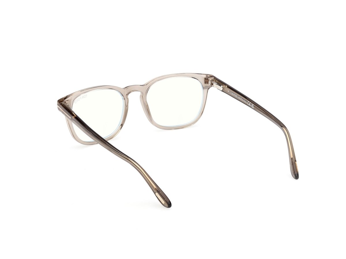 Shiny Light Brown Male Eyeglasses Tom Ford 889214602725
