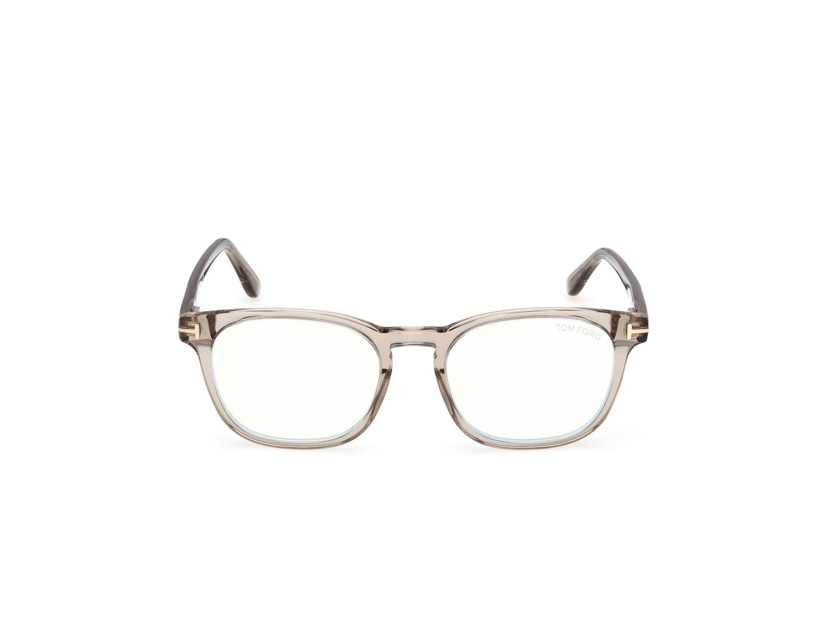 Shiny Light Brown Male Eyeglasses Tom Ford 889214602725